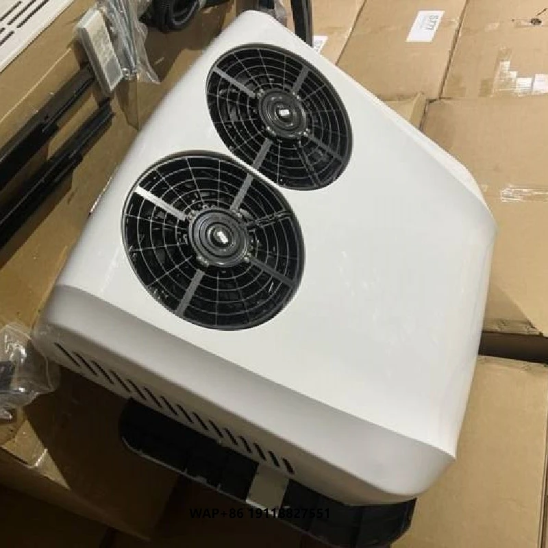 متنقل وقوف السيارات برودة 24 فولت حافلة شاحنة فان 12 فولت 12 فولت سقف أعلى مكيف الهواء ل RV #1