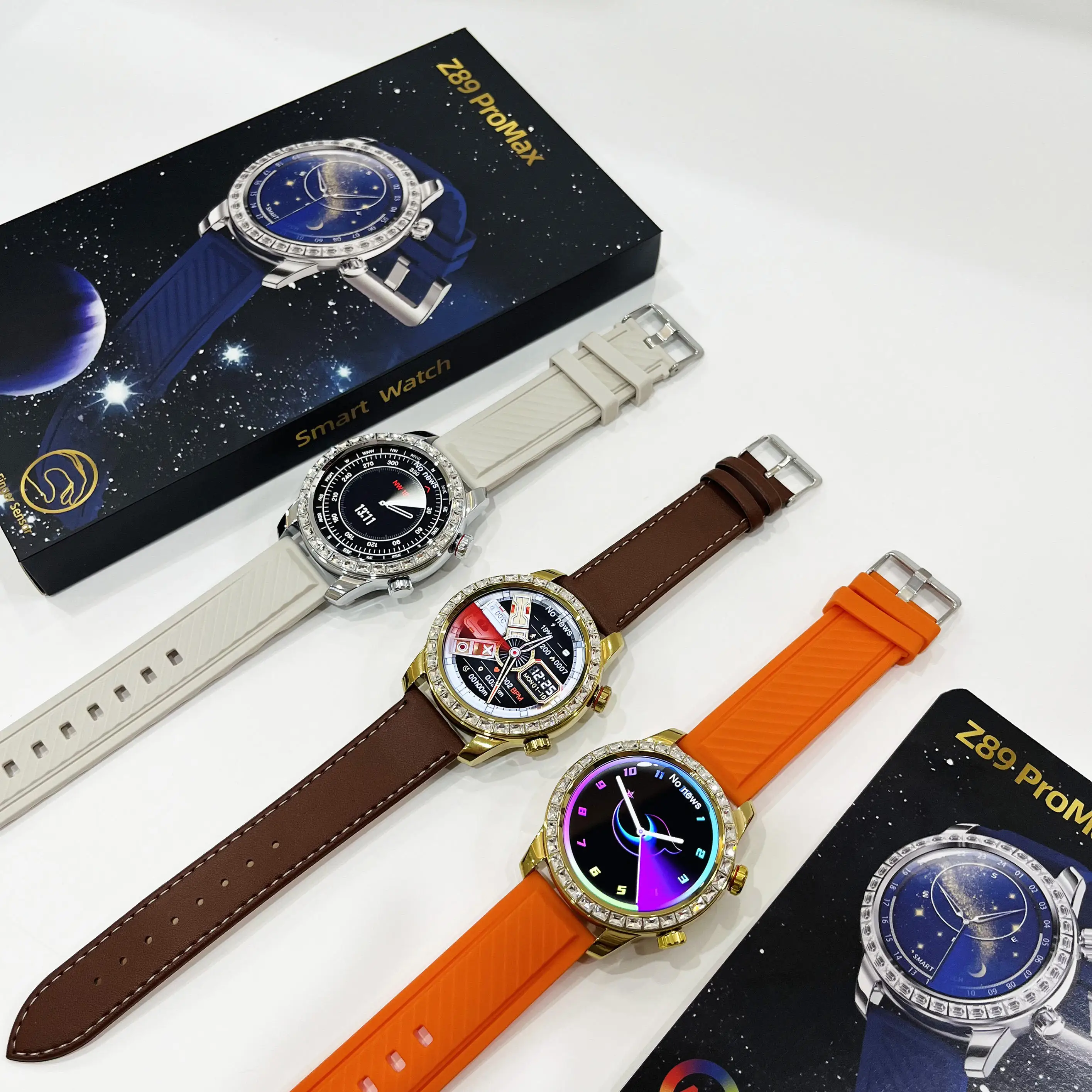 TJXL-2024 Jam Tangan Pintar Terlaris Z89 Pro Max Jam Tangan Reloj Inteligente untuk Pria Pelacak Kesehatan Gps Z86 Pro Max Z81 Pro Max