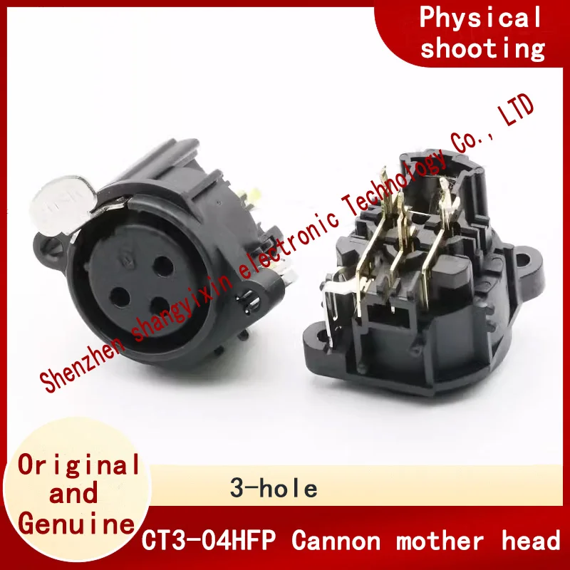 

CT3-04HFP 3-core Cannon head female socket 3-core three-pin XLR Разъем Cannon сбалансированная аудиосвязь