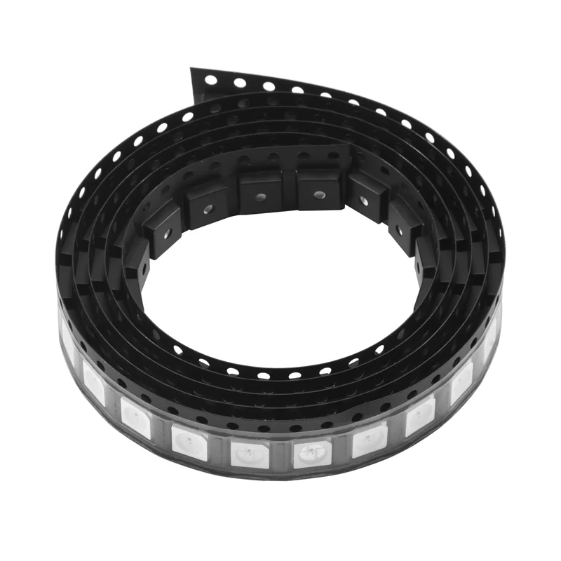 Efficiente 100PCS WS2812B RGB LED Chip 5050SMD PCB bianco WS2812 Pixel chip indirizzabili individualmente DC5V