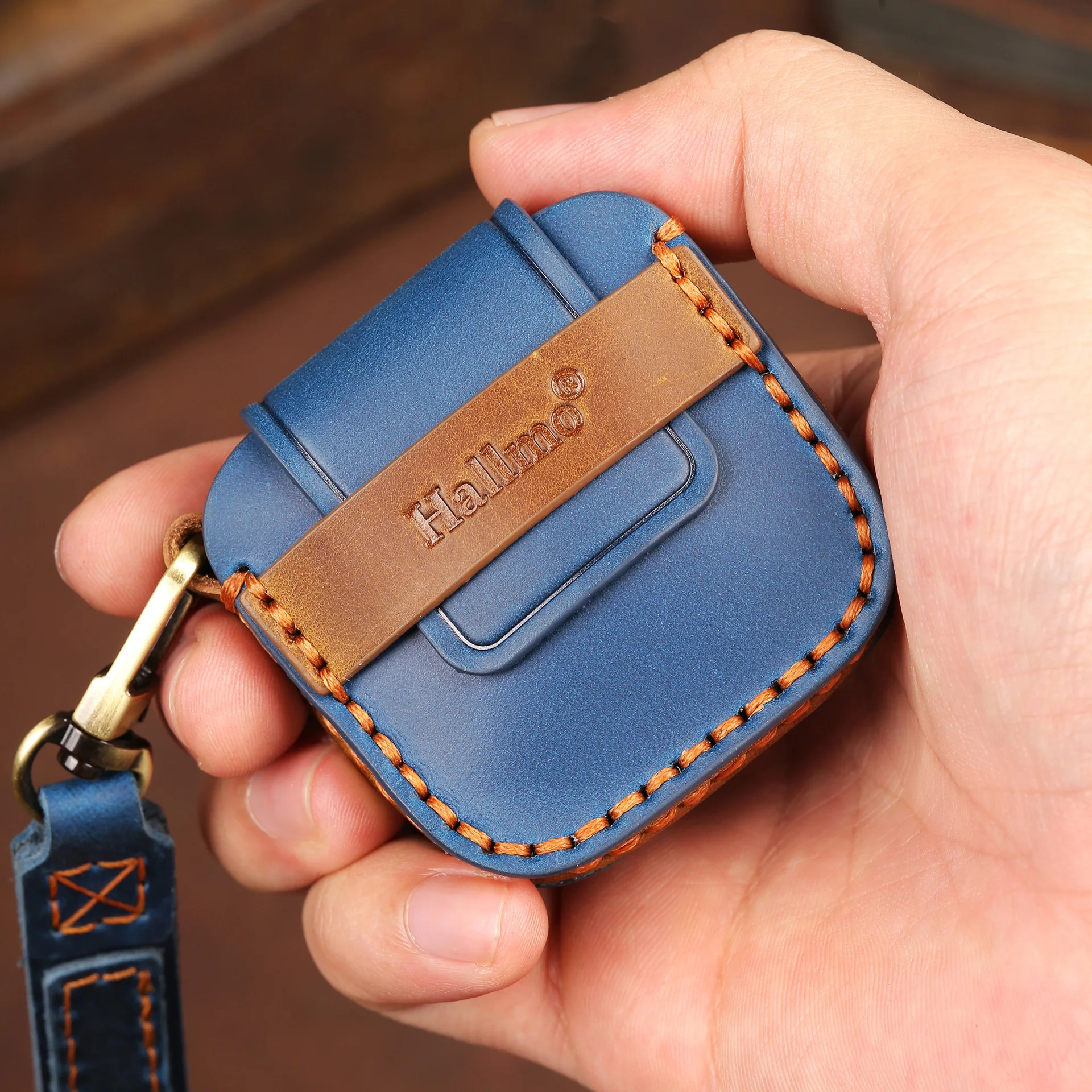 Leather Car Key Fob Case Cover Keychain for ZEEKR X 001 009 2022 2023 Accessories 4 8 Bottons Key Fob Holder