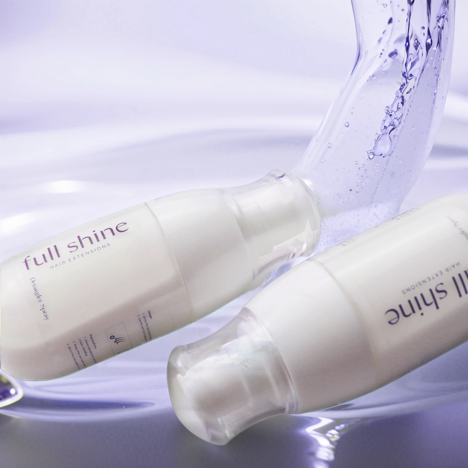 Full Shine Detangler Leave-In Conditioner Spray for Frizz Control & Heat Protection