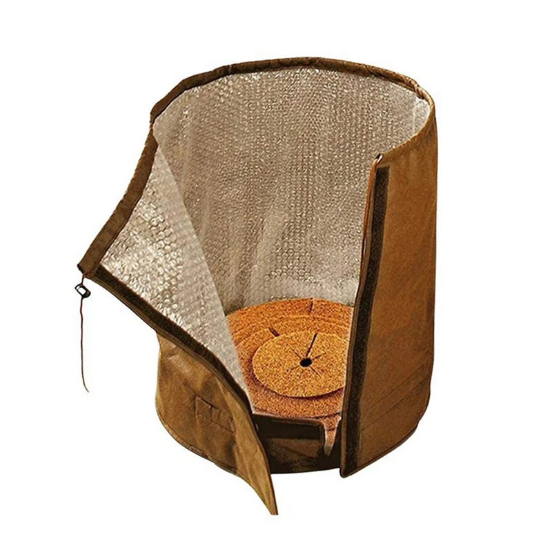 الشتاء بوعاء النبات حقيبة عزل كيس الشتلة الدافئة اناء للزهور Frostproof غطاء دافئ النبات غطاء متجمد أداة سهلة الاستخدام S