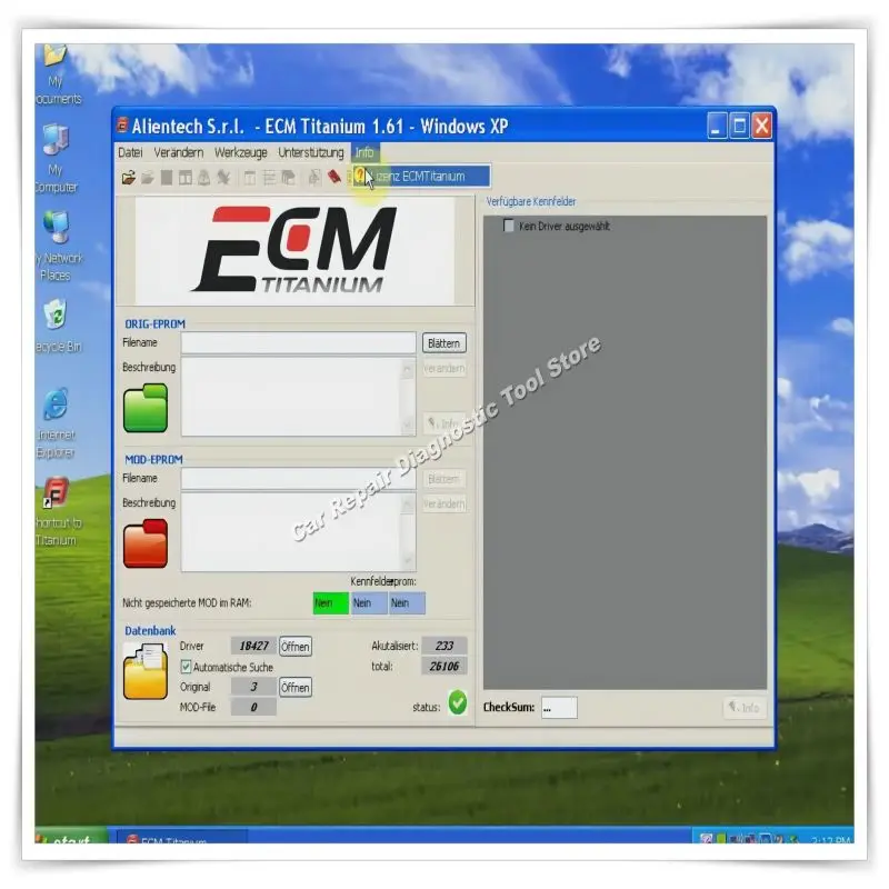 2024vendita calda! ECM TITANIUM 1.61 con Driver 26000 + Driver ECM 18259 per programmazione ECU e strumento di sintonia software