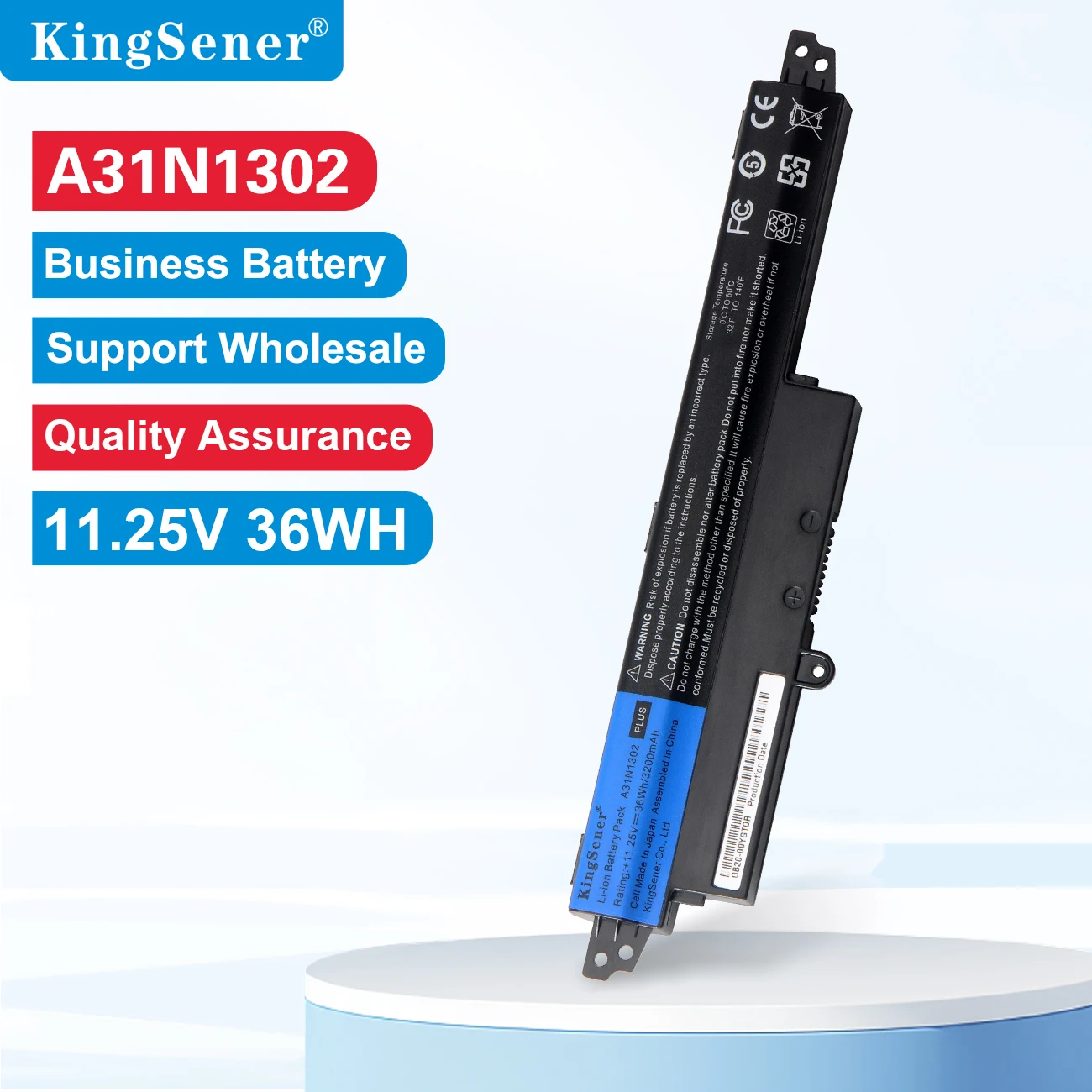 

KingSener A31N1302 Аккумулятор для ноутбука ASUS VivoBook X200CA X200MA X200M X200LA F200CA X200CA R200CA 11,6 "A31LMH2 A31LM9H