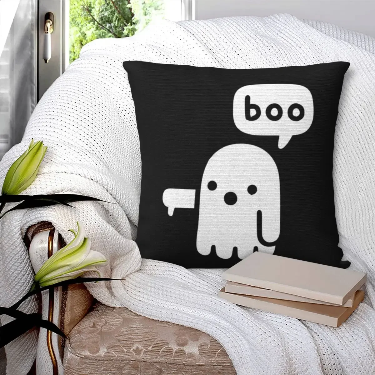 Ghost Of Disapproval Pillowcase Polyester Pillows Cover Cushion Comfort Throw Pillow Sofa Decorative Cushions Used for Home