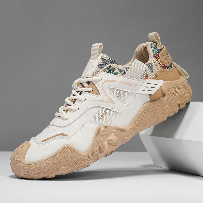 

Fashion Casual Sneakers Men Comfortable Leather Sneakers Man Trainers Outdoor Non-slip Men's Sports Shoes zapatillas de hombre