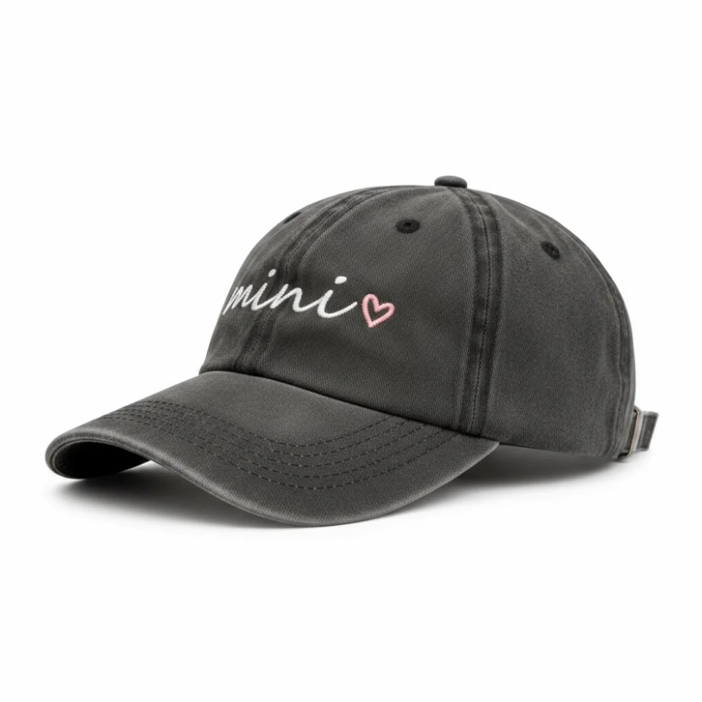 Washed Cotton dad mama mini Love Caps Adjustable Vintage Parent-Unisex Baseball Hats Breathable Embroidery Baseball Cap Gifts