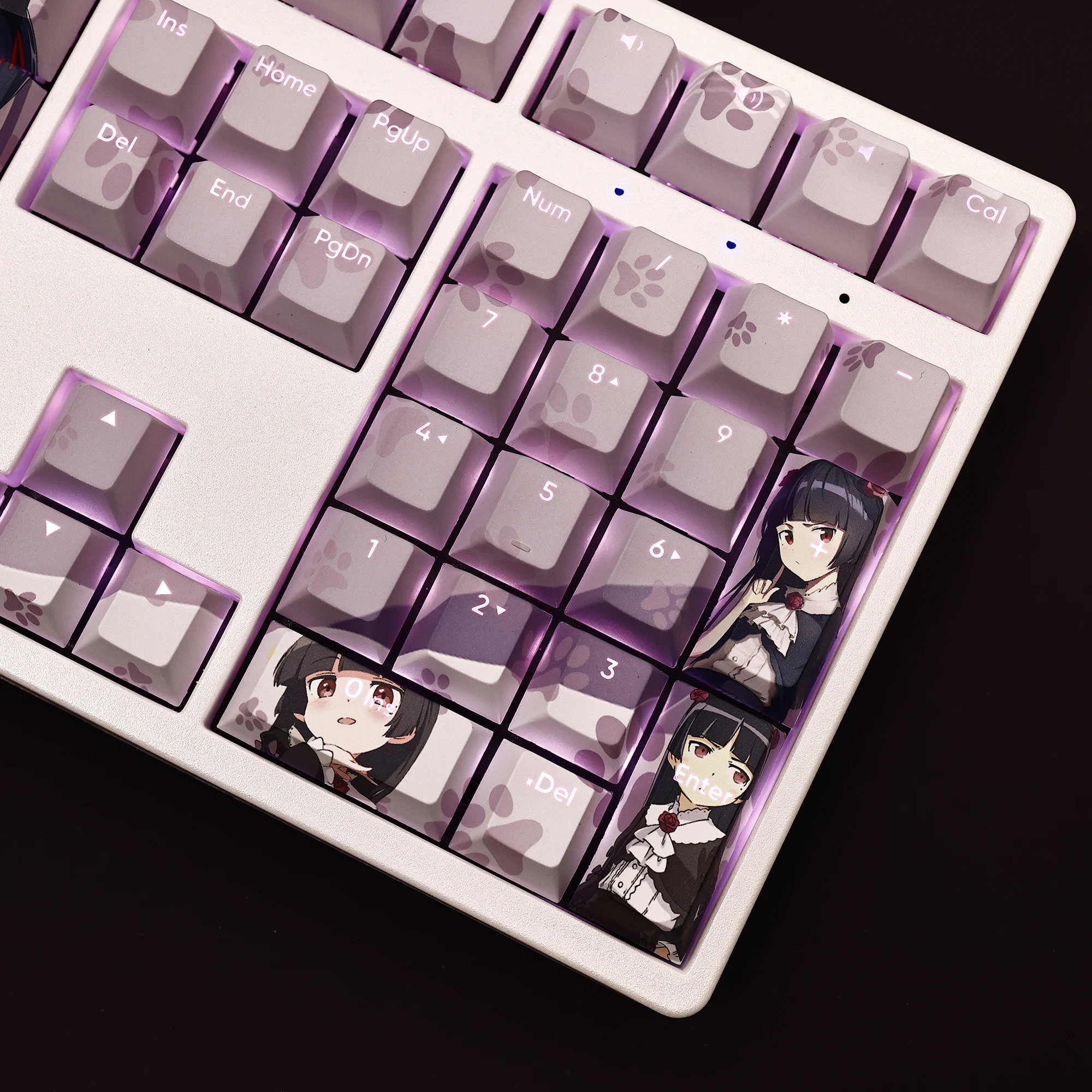 108 Tasten/Set diese niedlichen Gokou Ruri Pbt Keycaps Anime Spiele Beauty Girl Key Caps Kirsch höhe für DIY mechanische Tastaturen