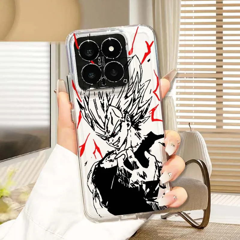 

Cool Dragon Ball Line Art For Xiaomi 14T 13T 13 12T 12 12S 11T 11 11i 10 10T Ultra Pro Lite Translucent Phone Case