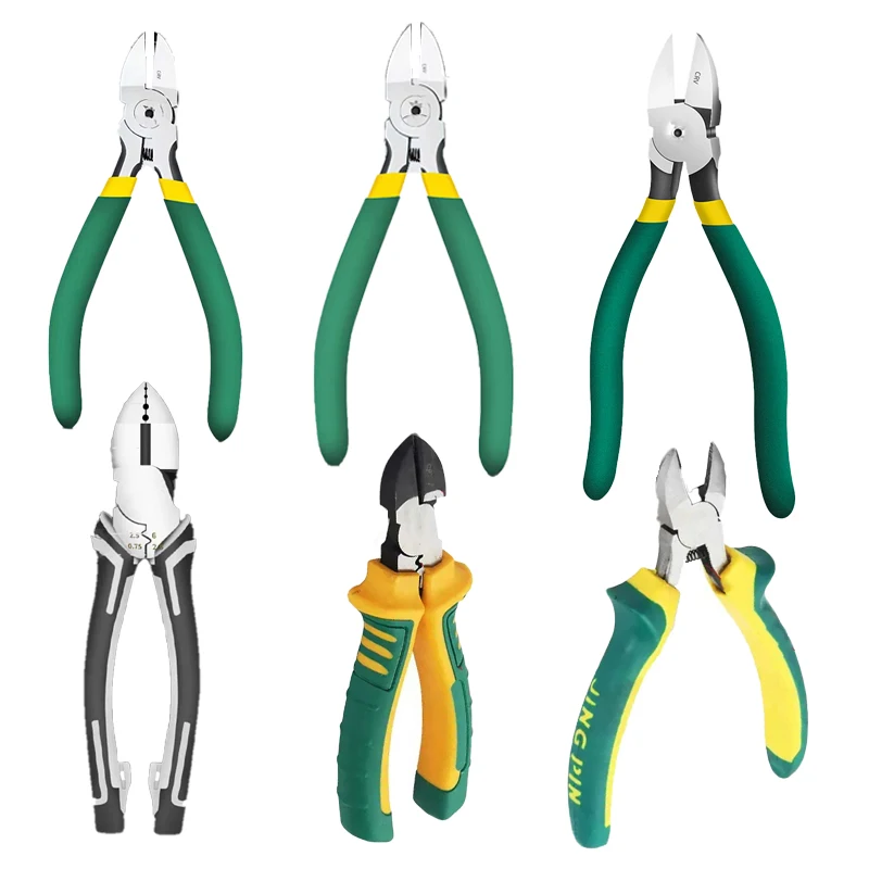 Wire Cutter Miniature Flush Cutter With Spring Wire Cutting Pliers Wire Cutters For Electronic Soft Copper Jewelry Scissors