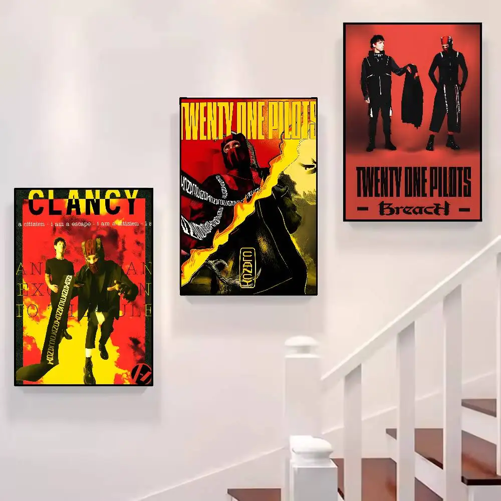 Pilots Band Poster Posters Decorative Paintings Study Bedroom Bar Background Wall Murals Gifts T-Twenty One