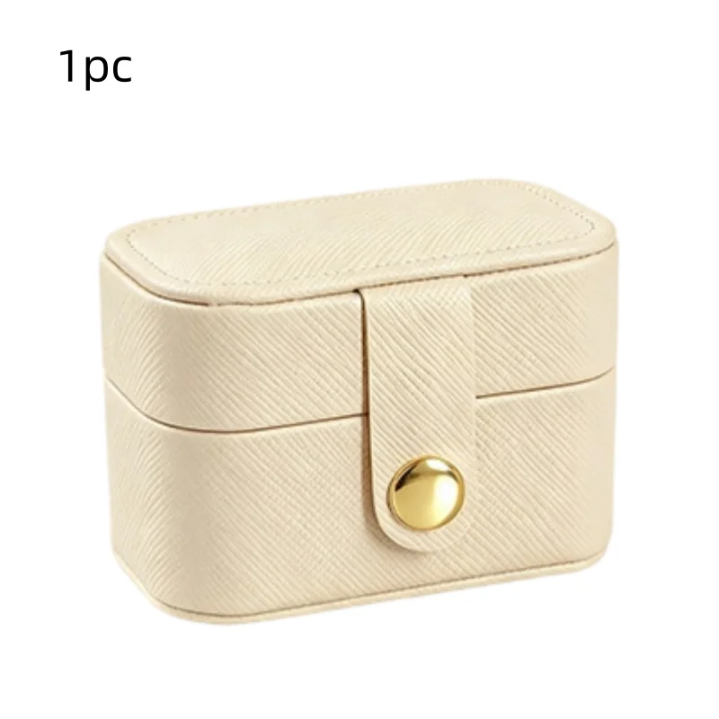 Mini Portable Jewelry Box, Ring Earring Storage Case