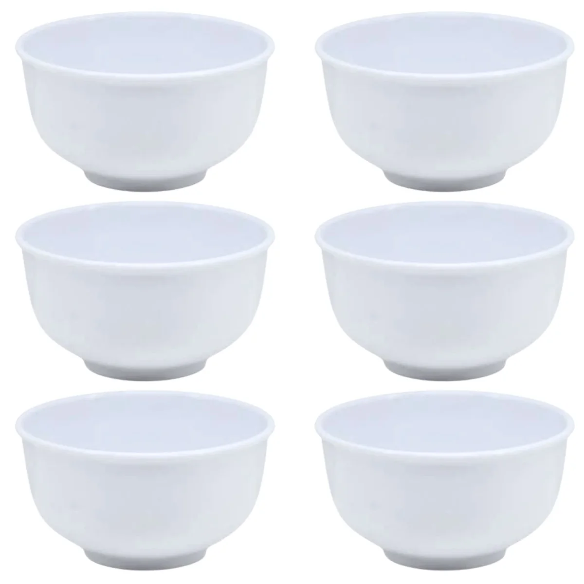 6 Bowl Bowl In Melamine Sugar Pot Desserts 460ml