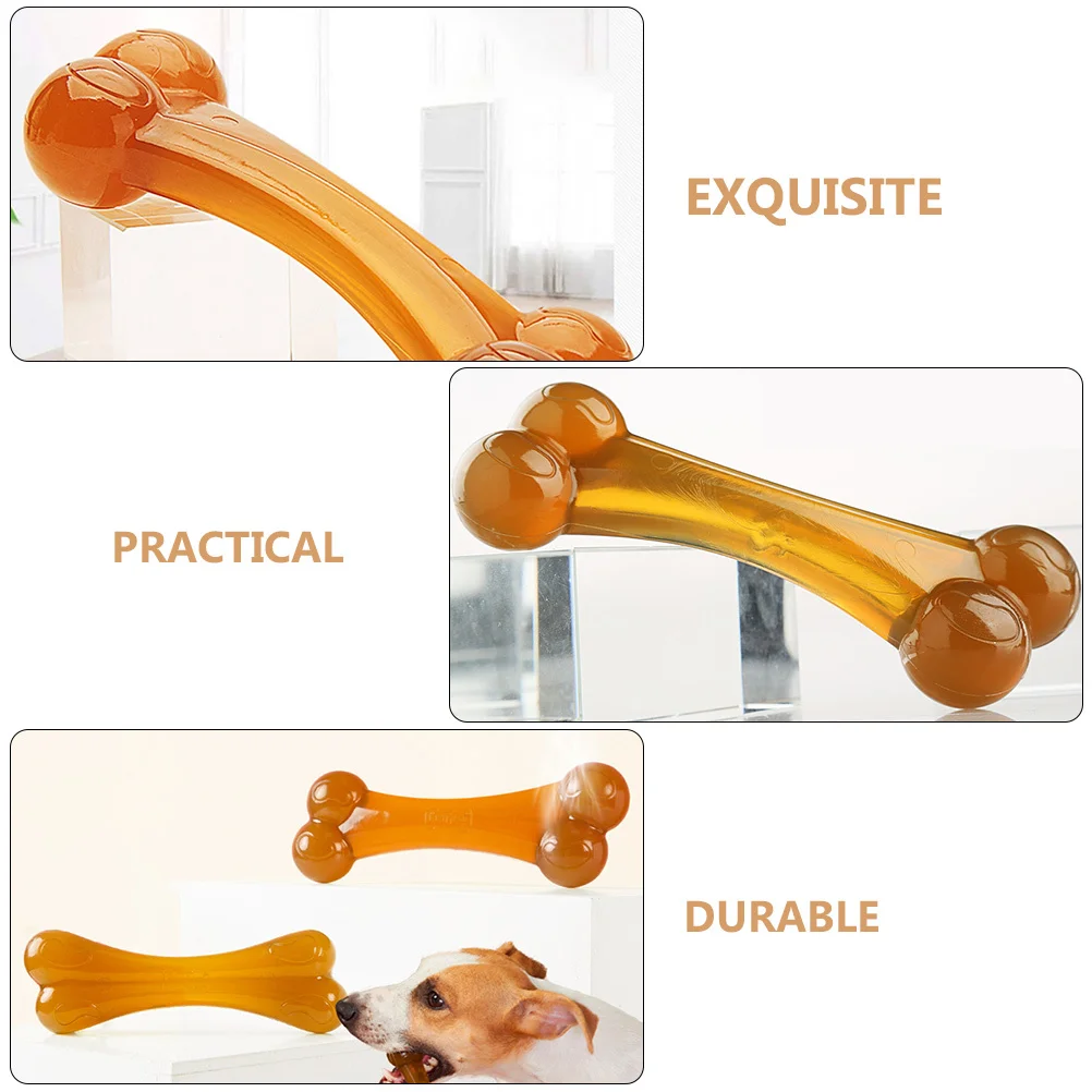 

Bite-Resistant Dog Bone Chew Wear-Resistant Puppy Interactive Chewing Accessory Household Dog Supply Chew Puppy Accessory