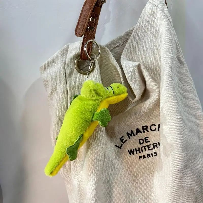 15 سنتيمتر الكرتون التمساح أفخم المفاتيح جميل محشوة دمية كيرينغ حقيبة قلادة ظهره معلقة الديكور مفتاح حامل الهدايا