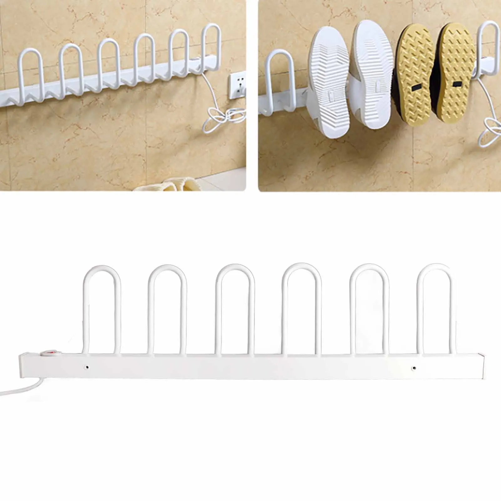 جدار جبل مجفف الأحذية الكهربائية 3 زوج رف الأحذية التجفيف السريع ساخنة الأحذية دفئا للاستخدام المنزلي مجفف أحذية التدفئة الذكية
