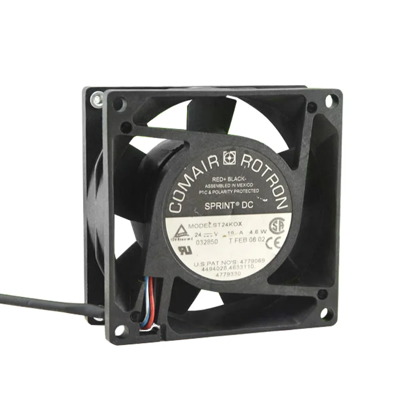 

1 шт. для COMAIR ROTRON ST24KOX DC 24 В 4,5 Вт 80x80x32 мм двойной шариковый охлаждающий вентилятор
