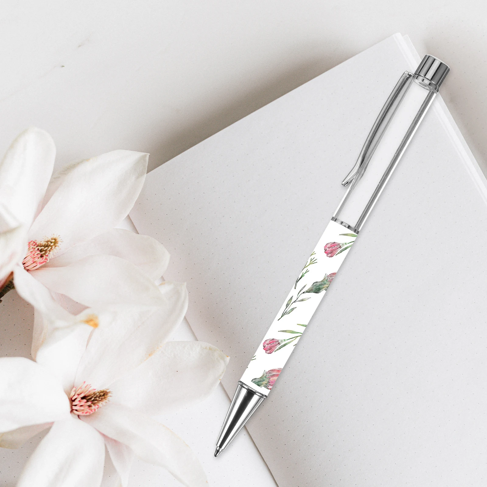 Sublimation Pen Blank Heat Transfer Writing Instrument for Office School Use Sturdy Plastic DIY Personalized Gift Idea