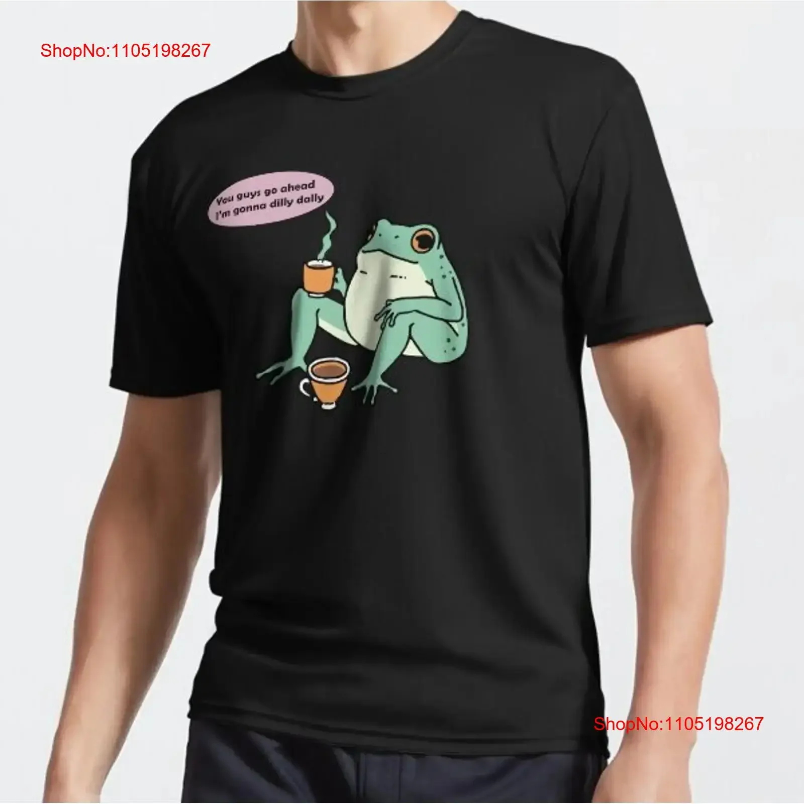 

I'm gonna dilly dally Funny Silly Active T Shirt vintage Washed Soft fashion Casual designer clothes streetwear Unisex graphic