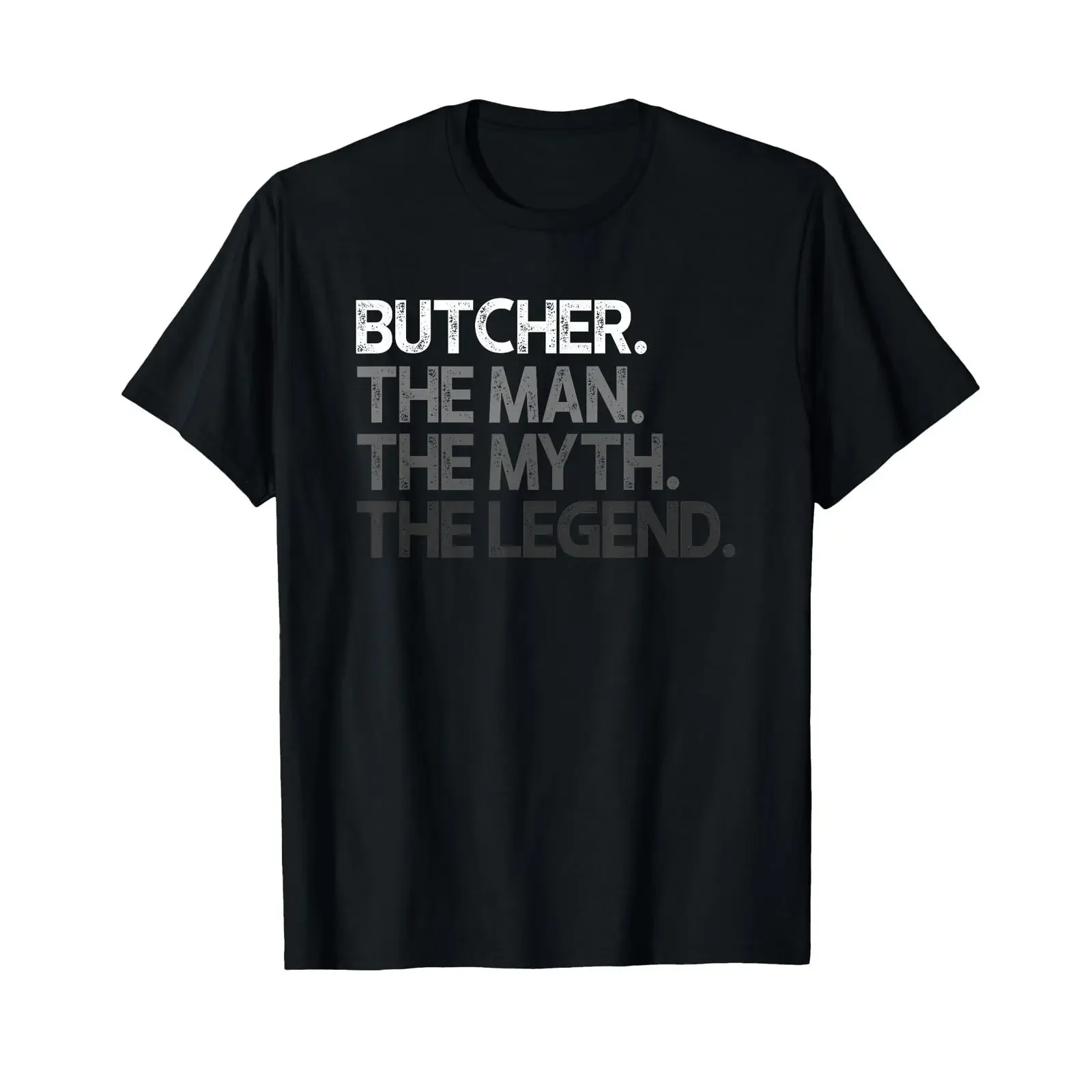 Butcher Man Myth The Legend T Shirt vintage Washed streetwear Soft Versatile Breathable graphic Casual Unisex designer clothes