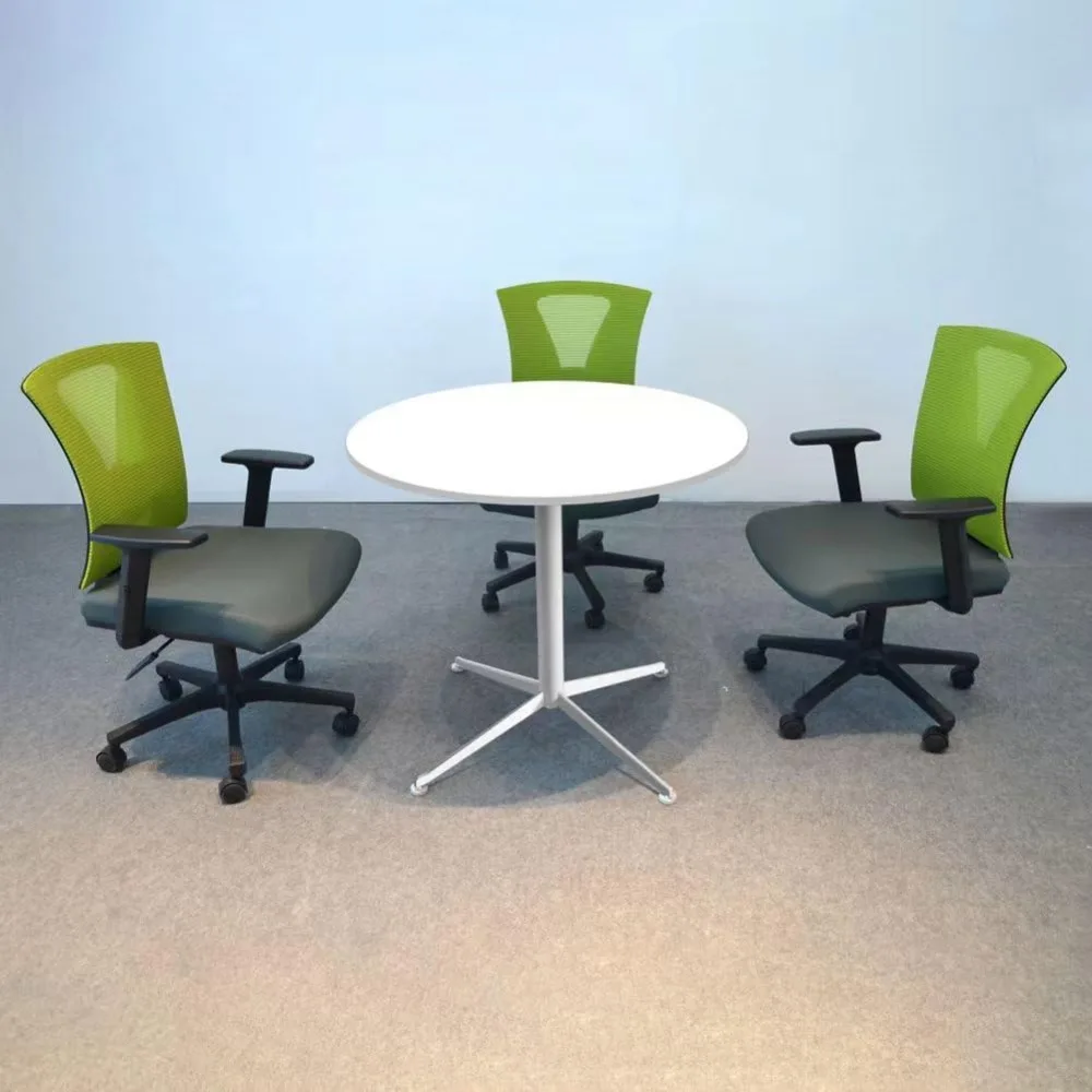 طاولة طعام بيضاء مستديرة صغيرة طاولة مكتب طاولة اجتماعات طاولة اجتماعات القهوة لمكتب غرفة المطبخ غرفة المعيشة المياه #2