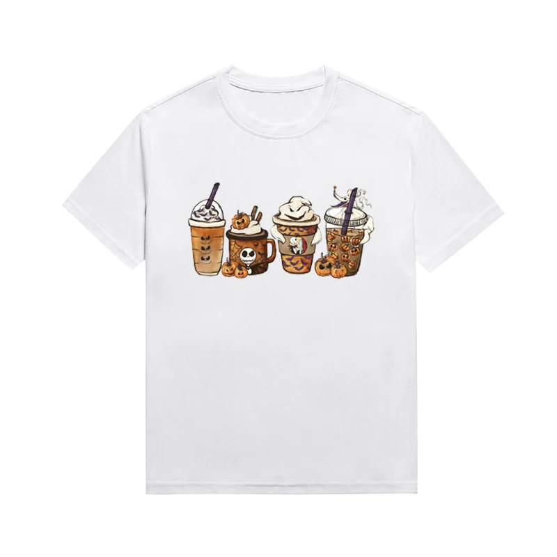 Fun Hot Cocoa  Printing Graphic Tee Fashion Unisex Top Custom T Shirt Christmas Aesthetic Clothing