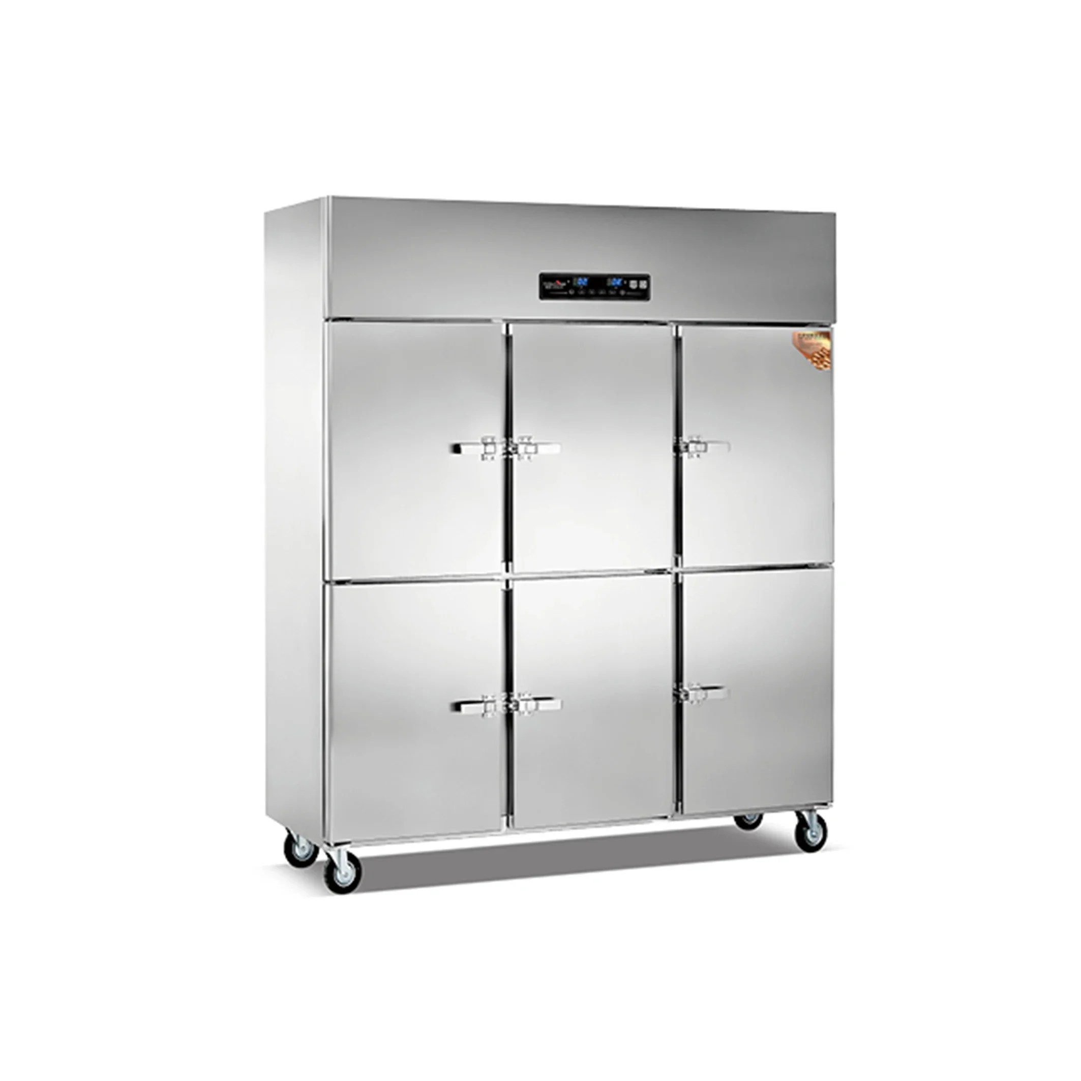 

Large Capacity Four Door Deep Freezers Upright Freezer Upright Chiller Commercial Refrigerator Stainless Steel Fridge