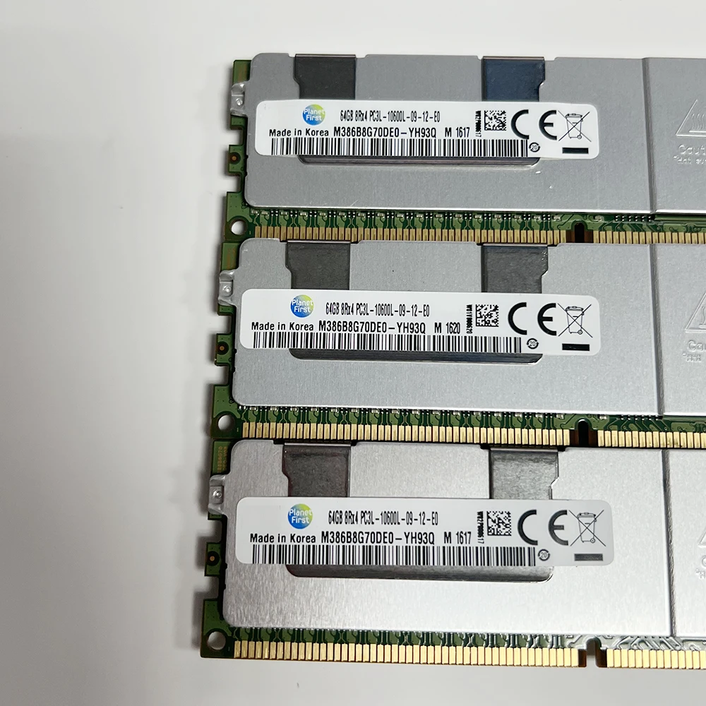 1PCS RAM 64GB 8RX4 PC3L-10600L M386B8G70DE0-YH93Q Server Memory For Samsung M386B8G70DE0-YH9 64G 1333 DDR3L