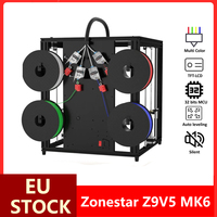 Zonestar Z9V5 MK6 Multi-Color FDM 3D Printer DIY Kit Upgraded Adjustable Four Extruder Design Single Printing Size 300x300x400mm