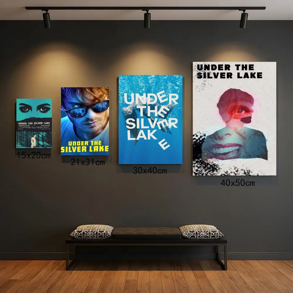 classic movie U-Under the Silver Lake-E Painting Calligraphy Elegant Botanical Decor for Living Room Modern Interior Design
