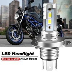 1PCS For Suzuki SV650 Motorcycle H4 H1S 9003 LED Headlight Hi/Lo Bulbs 4800LM 6000K White CANbus