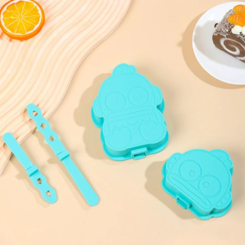 Sanrio Hangyodon Ice Cream Silicone Mold Cute Dessert Freezer Fruit Popsicle Maker Mould DIY Homemade Ice Lolly Molds with Stick