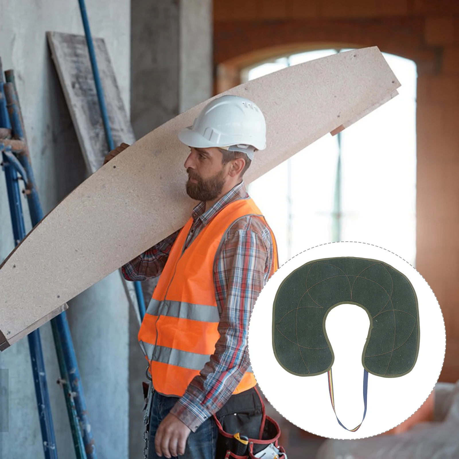 

Утолщенная наплечная подушка, многоразовый холщовый наплечный коврик, износостойкая прочная подушка для уличной фермы, работы, здравоохранения