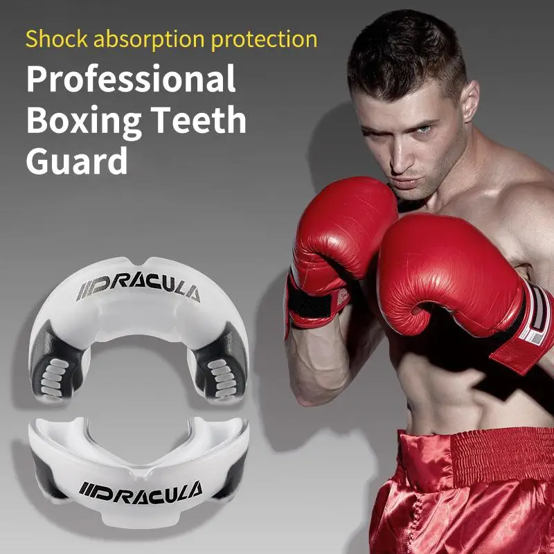 Adult Mouth Guard Shock Absorb Teeth Protector For Muay Thai Boxing MMA Rugby Fighting And Daily Training Activities