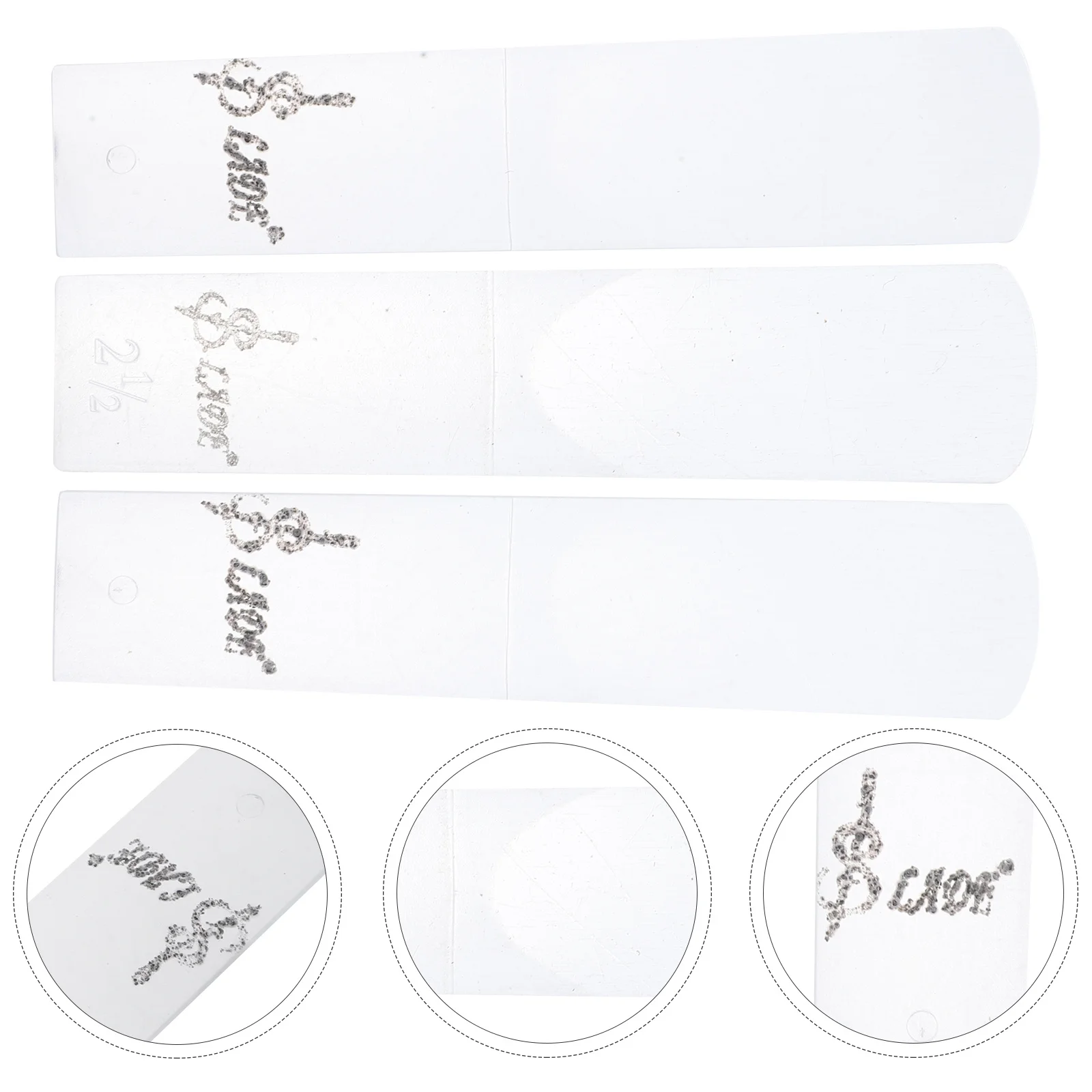 

3Pcs Resin Clarinet Reeds Professional Durable Handmade Practical Reeds Replacement Clarinet Supplies Thin Reed Tip