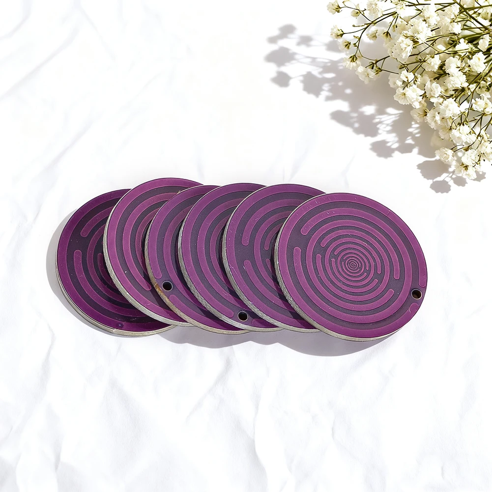 2pcs 25mm Polarizing Energy Disk Figurines Pendant MWO Lakhovsky Disc Multi Wave Oscillator Balance Energy Disc for Meditation