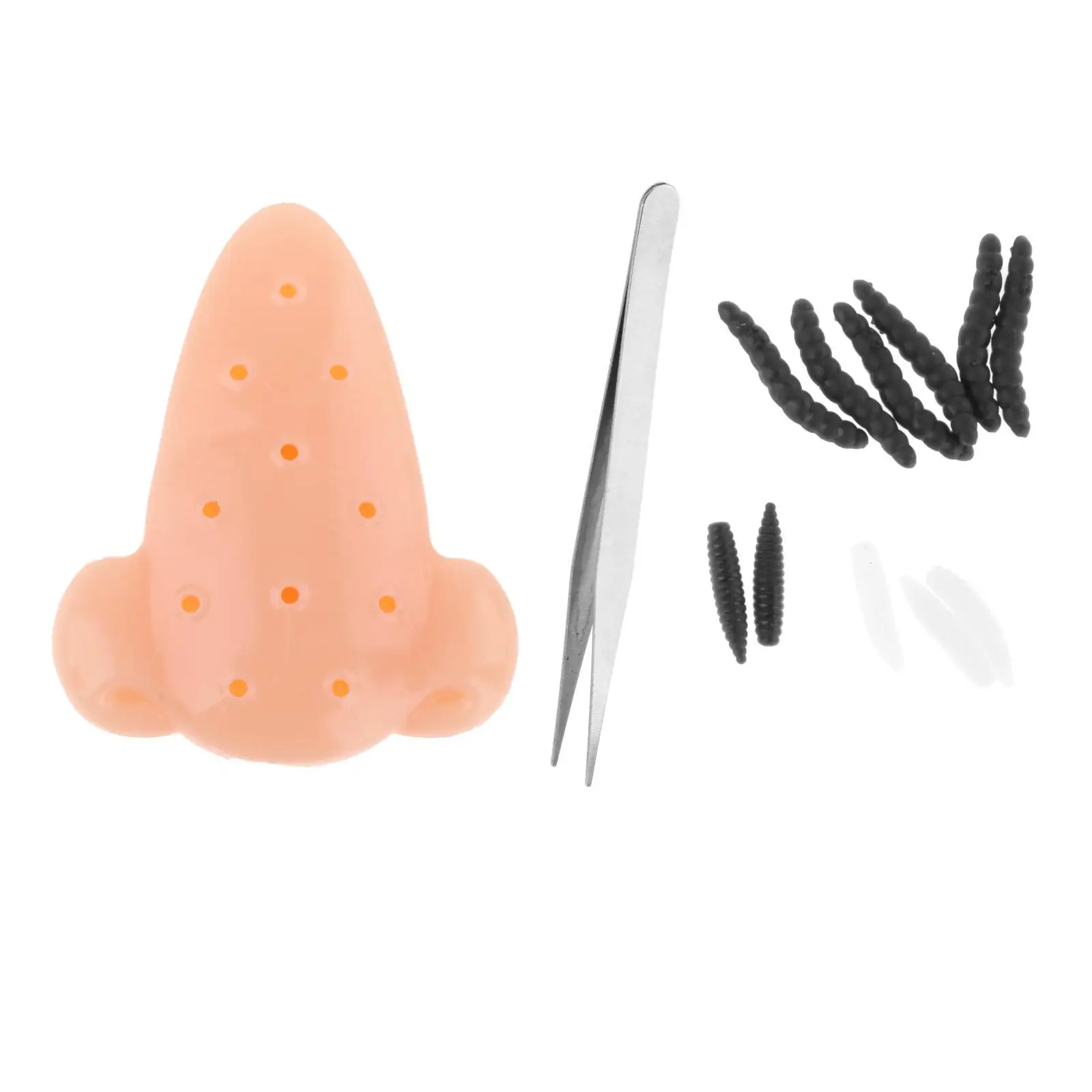 Nose Shape Pimples Popper Game Tricky Blackheads Pimples Toy Toys Popping Out Venting Toy Stretchy Remover for Game Halloween