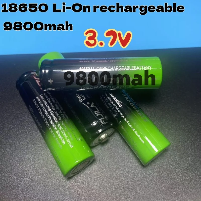 18650 9800mAh 3.7V Li - lon بطارية قابلة للشحن ذات سعة عالية لأجهزة مختلفة