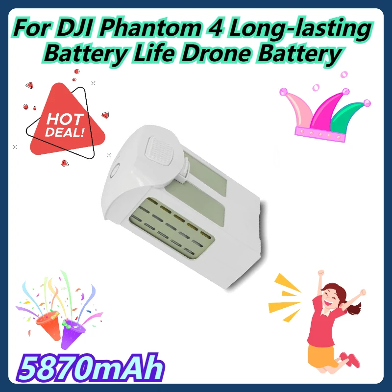 

5870mAh For DJI Phantom 4 Long-lasting Battery Life Drone Battery