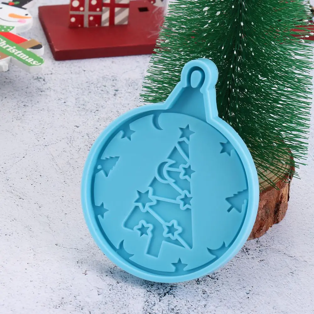 Christmas Ball Keychain Silicone Mold Silicon Candy Chocolate Resin Craft Rubber mold DIY Epoxy Jewelry Making Tool Silicone