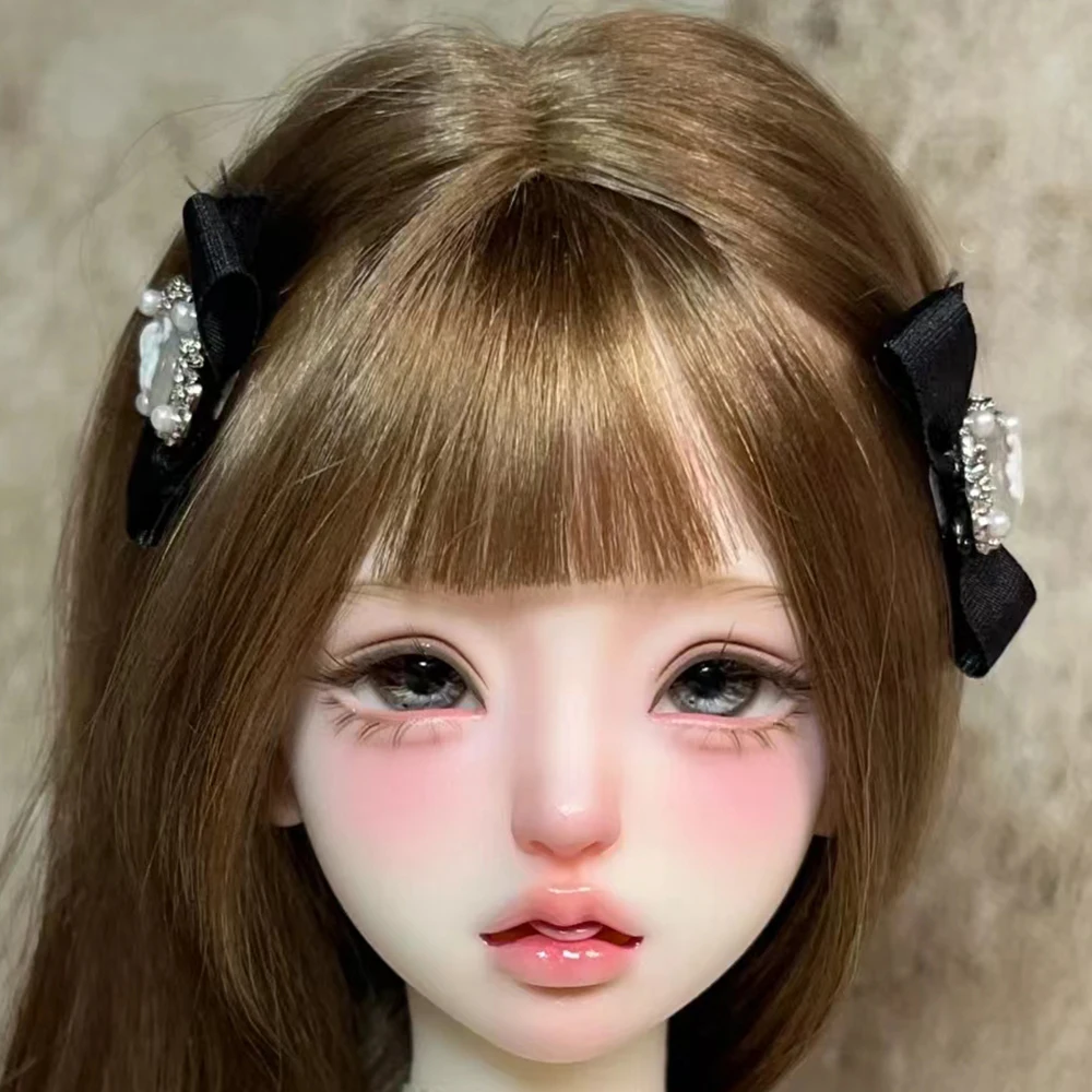 

1/4 BJD Doll Head No Makeup Resin DIY Girl Doll Head Without Makeup Doll Accessories BJD Toys Gifts