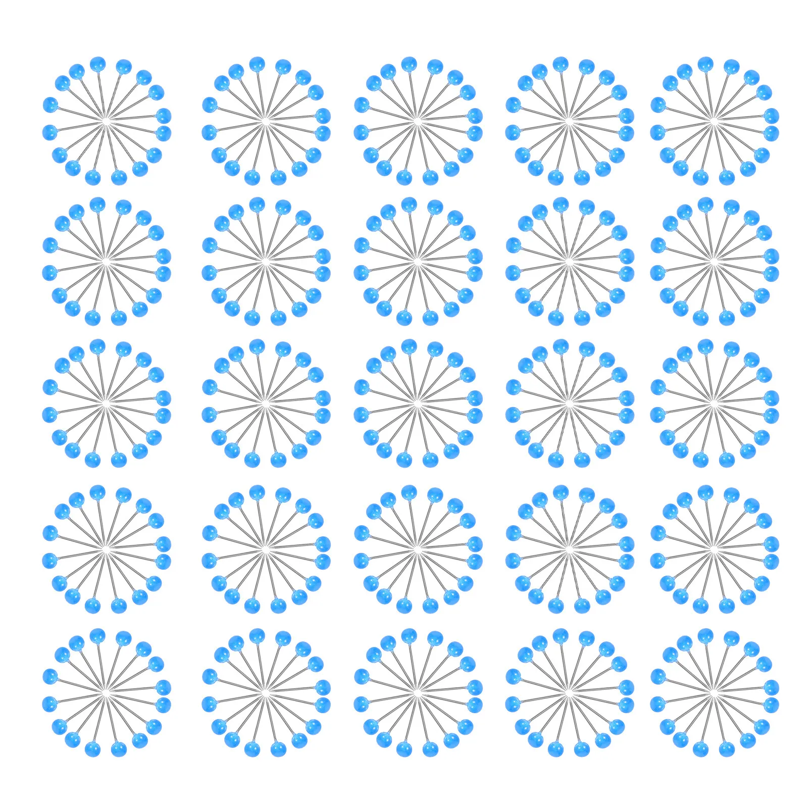 500Pcs Smooth Finish Ball Head Push Pins 4Mm Round Metal Thumb Tacks for Flag Map Pin Board Document Organization Craft Projects