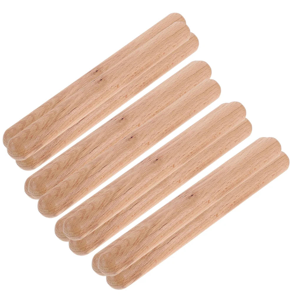 12 Pcs Kid Toys Playdough Tool Children Early Educational Natural Wood Stick Wooden Musical Percussion Instrument