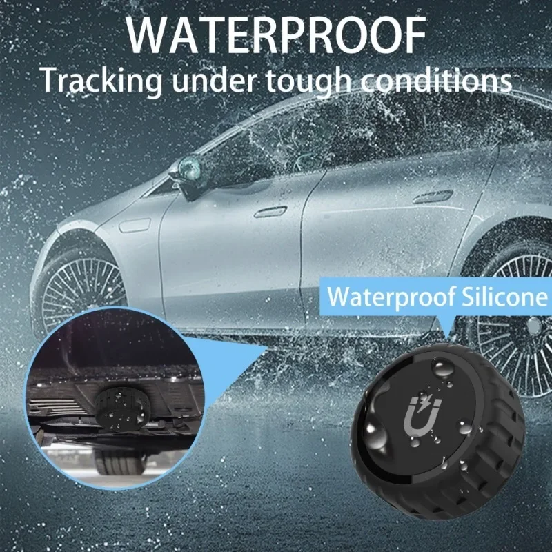 Funda protectora para etiquetas de aire, funda impermeable con soporte, funda protectora súper magnética impermeable para maleta tipo billetera para bicicleta