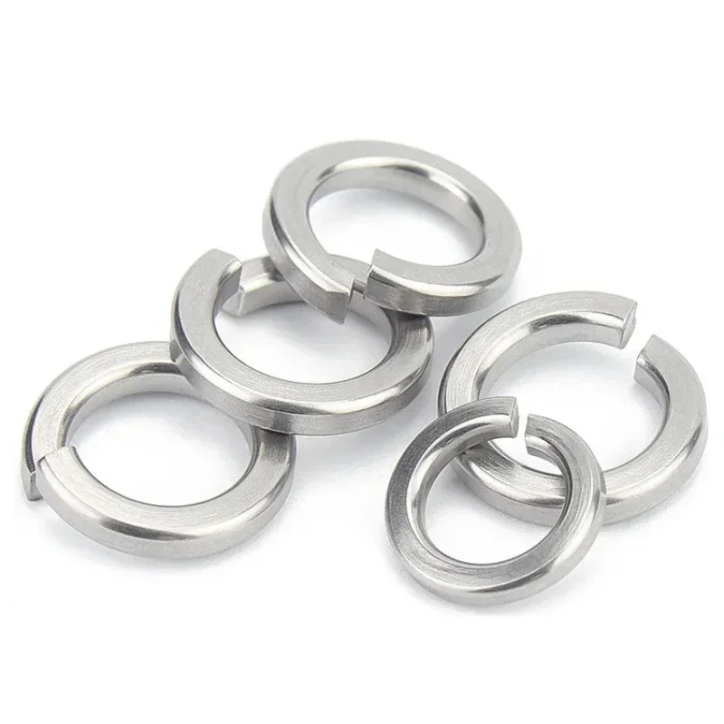 M1.6 M2 M2.5 M3 - M36 304/316 stainless steel spring washers Split spring lock washers Elastomeric Washers Gaskets