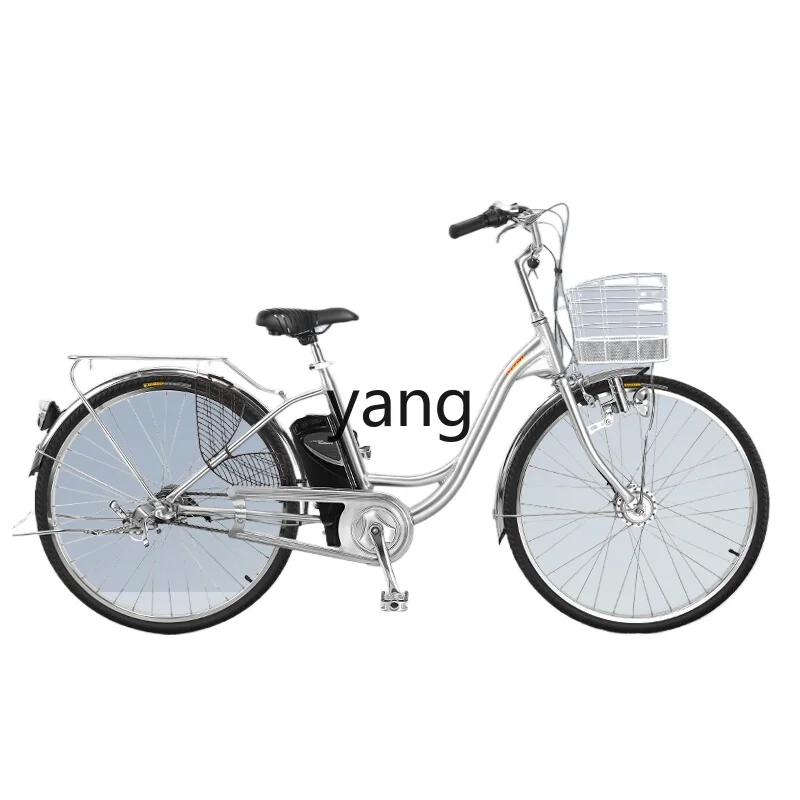 

YJQ three-speed roller brake five-wheel lock stab-proof liftable lithium battery torque sensing bicycle