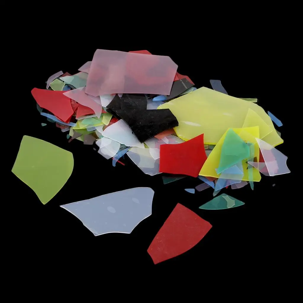Fusing Glass Confetti 28g Multicolor Pack Thin Pieces for DIY Art and Jewelry Making Projects