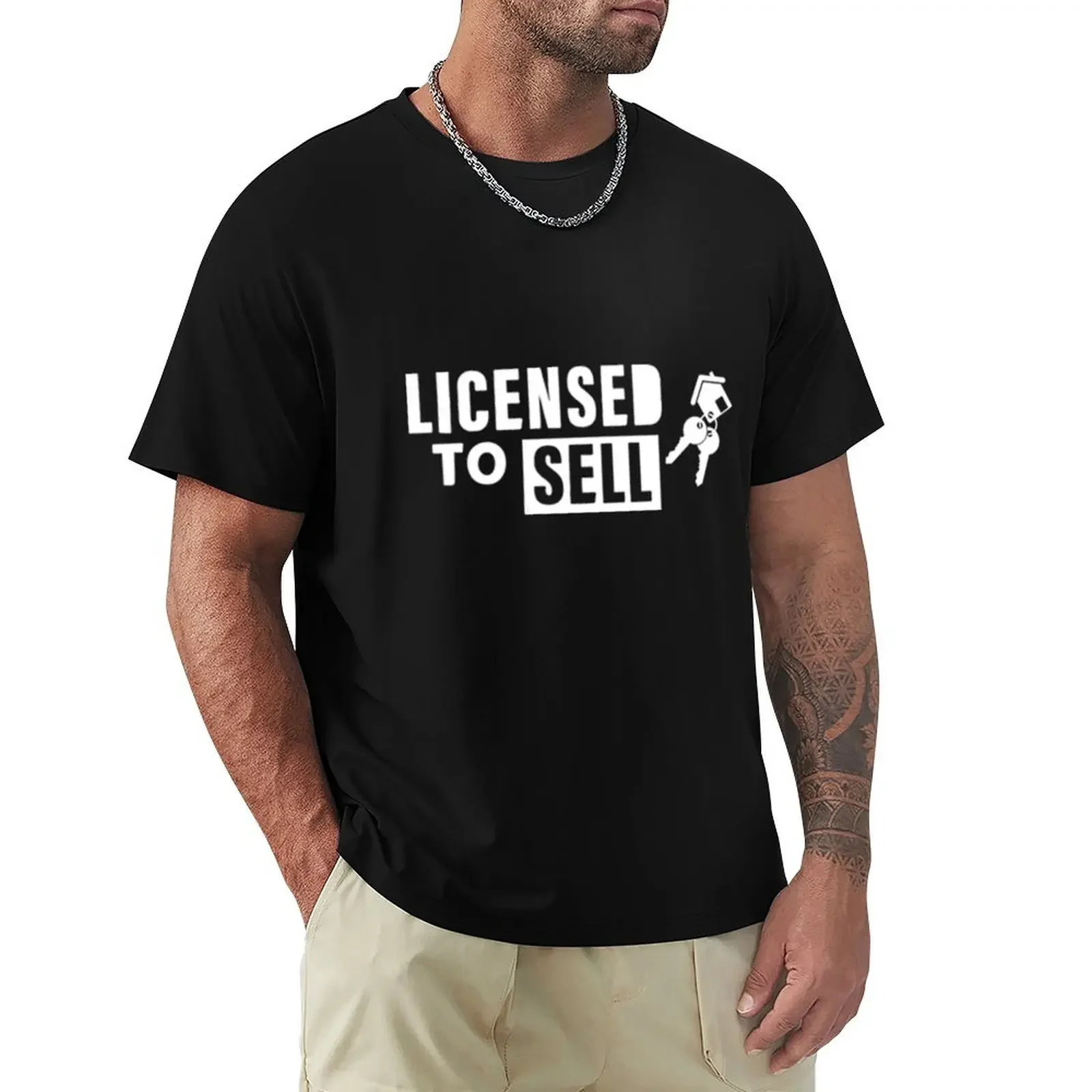 Realtor Licensed to Sell Key Realty T-Shirt animal prinfor boys Man t-shirt affliction shirts t shirts men