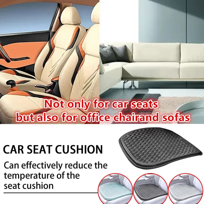 Car Gel Seat Cushion Breathable Honeycomb Cooling Pad Non‑Slip Auto Office Chair Butt Cushion Four Season Protector Mat Pad view 6